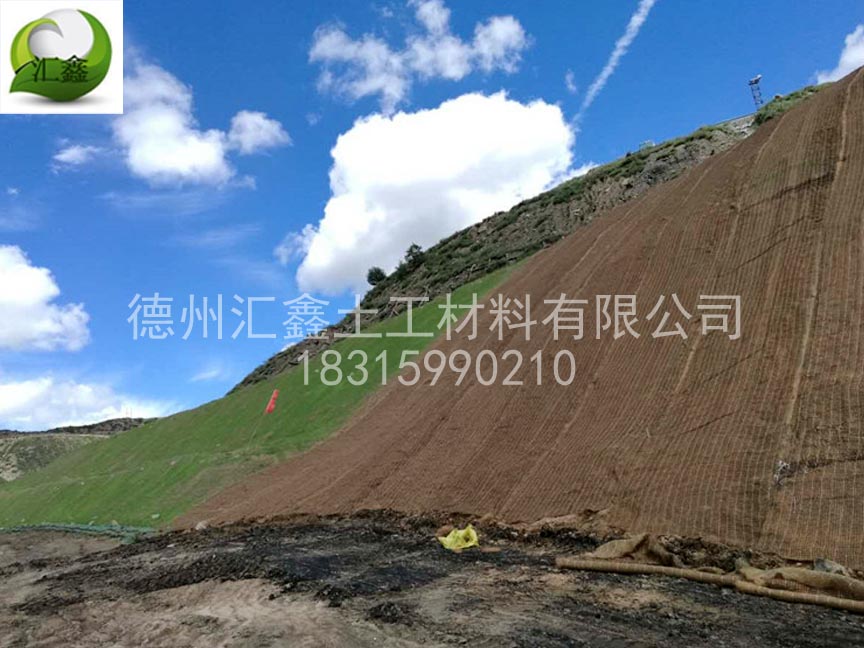 陕西渭南矿山修复工程订购护坡草毯7万平米(图1)